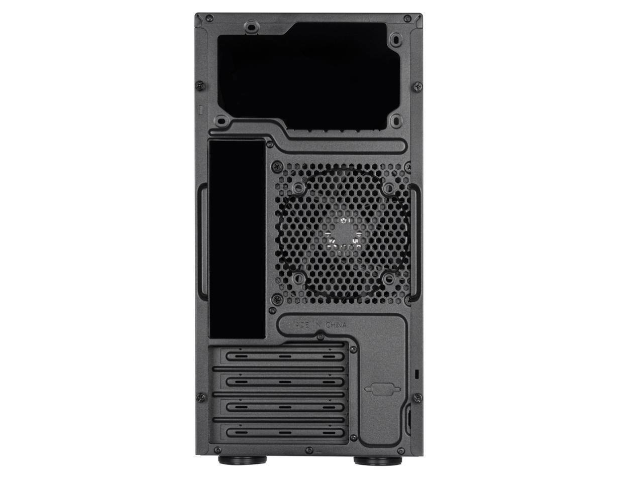 Alt View 4. SilverStone - FARA 313 Compact SST-FA313-B-C Micro-ATX Tower Chassis with Tremendous Storage Drive Compatibility - Black.