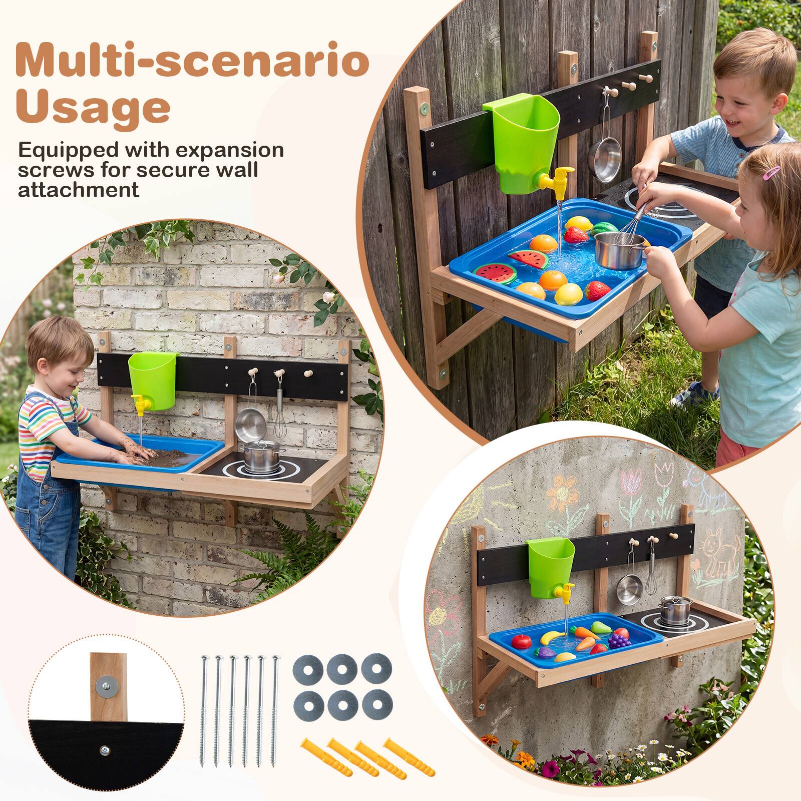 Multi-scenario Usage  
Equipped with expansion screws for secure wall attachment