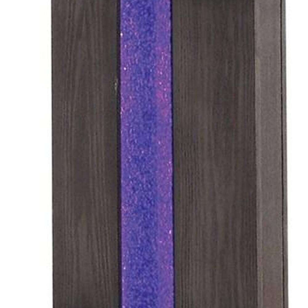 Alt View 1. Manhattan Lane - Glass Top End Table with Wooden Pedestal Base - Gray.