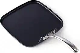 Cooks Standard - Classic 11'' x 11'' Hard Anodized Nonstick Square Griddle Pan, Heat-resistant Handle, Not Induction - Black
