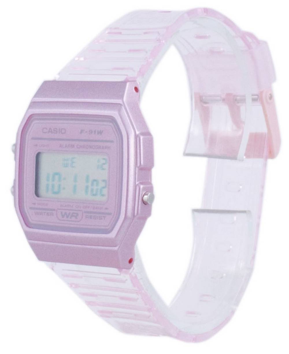 CASIO F-91W ALARM CHRONOGRAPH WE 12 10:11 02 WATER WR RESIST
