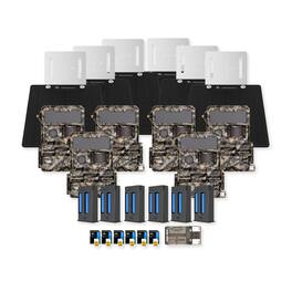 Yellowstone - Y2 Camera Bundle with Battery, Solar Panel, and Accessories (6-Pack)