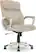 Front. Serta - Executive Office Ergonomic Chair with Layered Body Pillows - Fawn Tan - Silver.