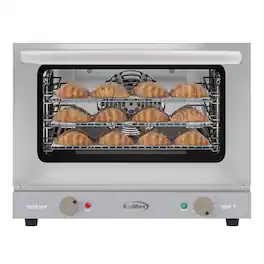 Koolmore - 19 in. Countertop Convection Oven for Quarter-Size Pans with 3 Racks 1440W of Power in Stainless-Steel, 0.8 cu. ft - Stainless Steel