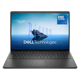 Dell - 16" FHD+ Touchscreen Laptop,Intel Core 7 150U,64GB RAM,2TB SSD,Backlit Keyboard,Win11 Pro - Black