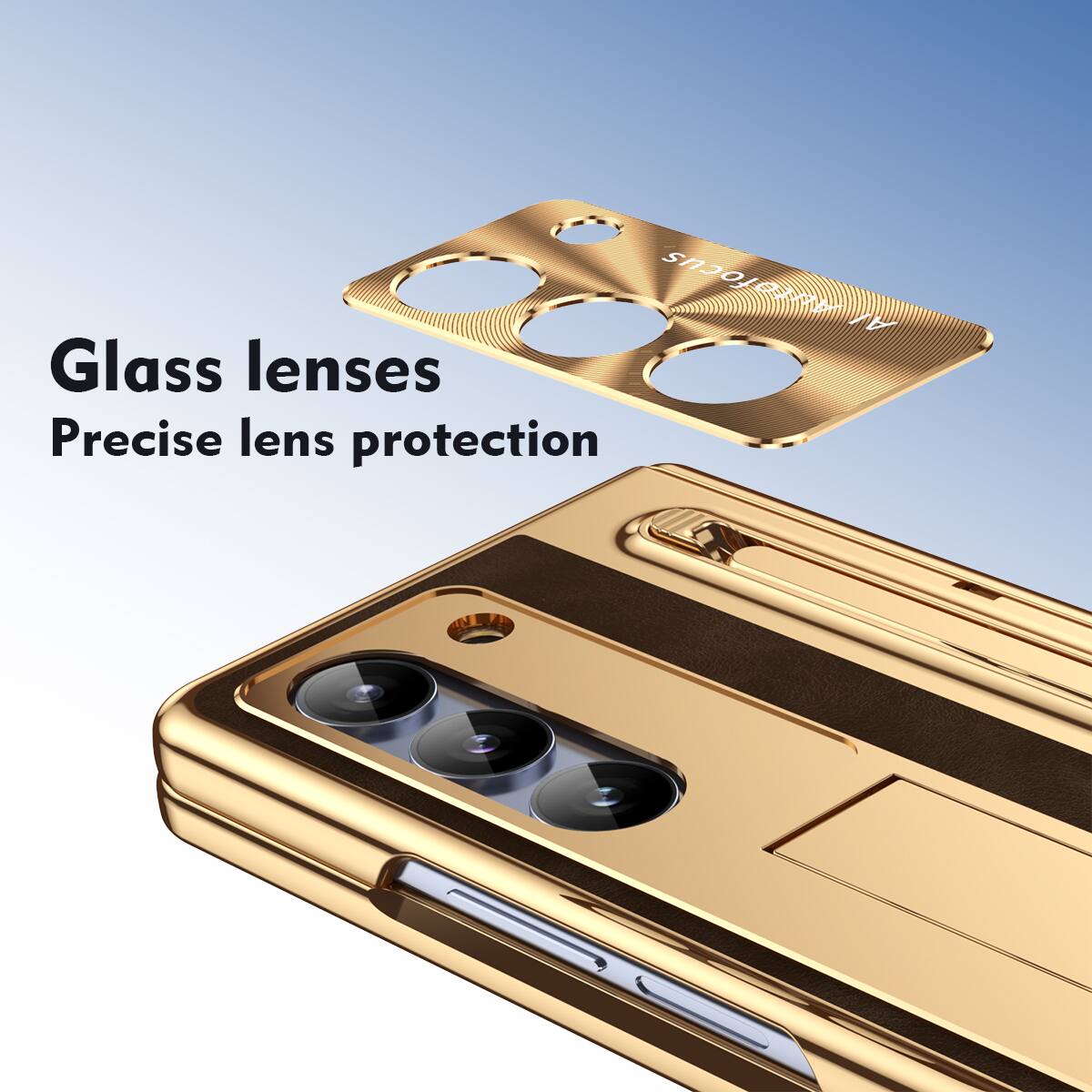 Glass lenses  
Precise lens protection