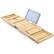 Alt View 9. MegaChef - MegaChef Expandable Bamboo Wood Bath Tray - Brown.
