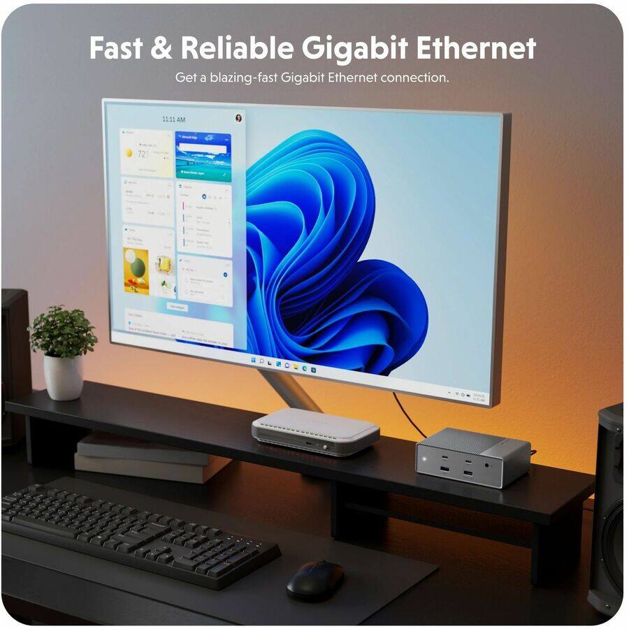 Fast & Reliable Gigabit Ethernet  
Get a blazing-fast Gigabit Ethernet connection.