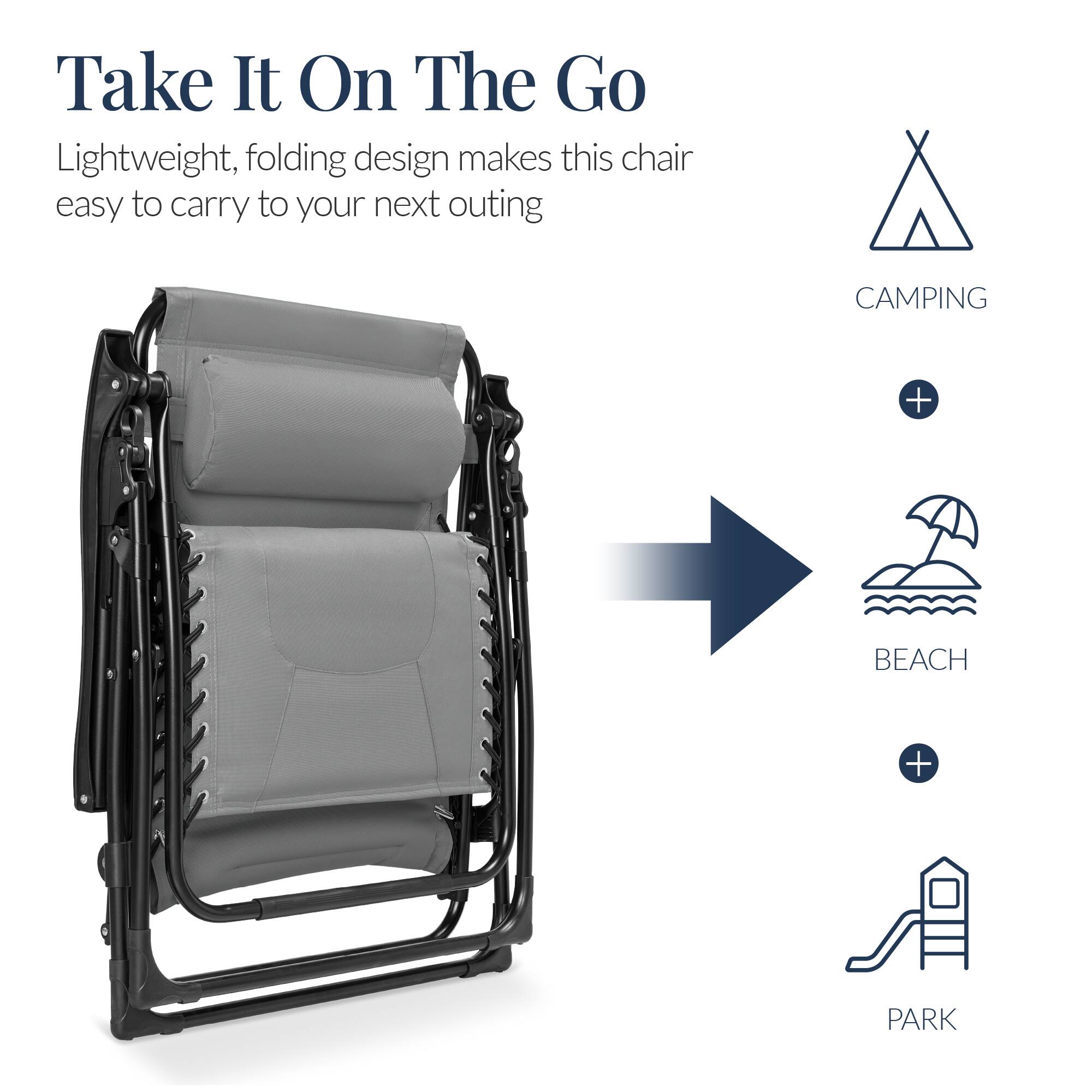 Take It On The Go

Lightweight, folding design makes this chair easy to carry to your next outing

CAMPING + BEACH + PARK