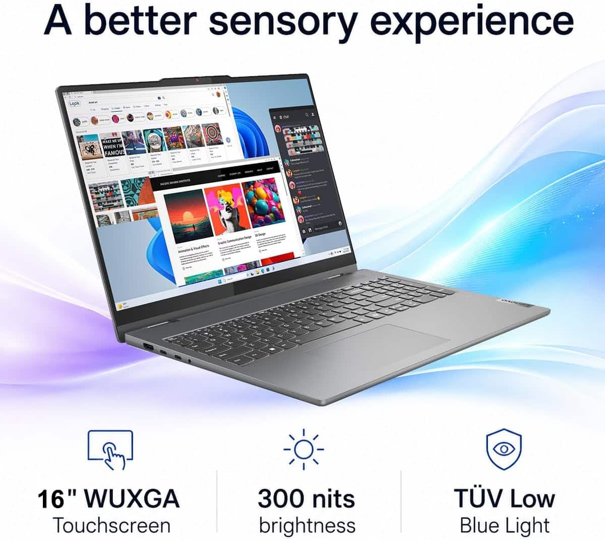 Lenovo Ideapad 5i 2 in 1 16'' FHD+ Touchscreen Laptop Intel Core 5
