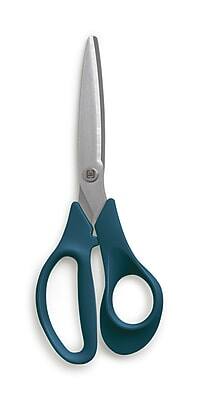TRU RED - 8" Stainless Steel Scissors, Straight Handle - Teal