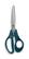 Front. TRU RED - 8" Stainless Steel Scissors, Straight Handle - Teal.