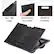 Alt View Zoom 13. Mind Reader - Lap Desk Laptop Stand, Bed Tray, Collapsible, Cushion, Portable, Dorm, Plastic, 14.75"L x 11"W x 7.3"H - Black.