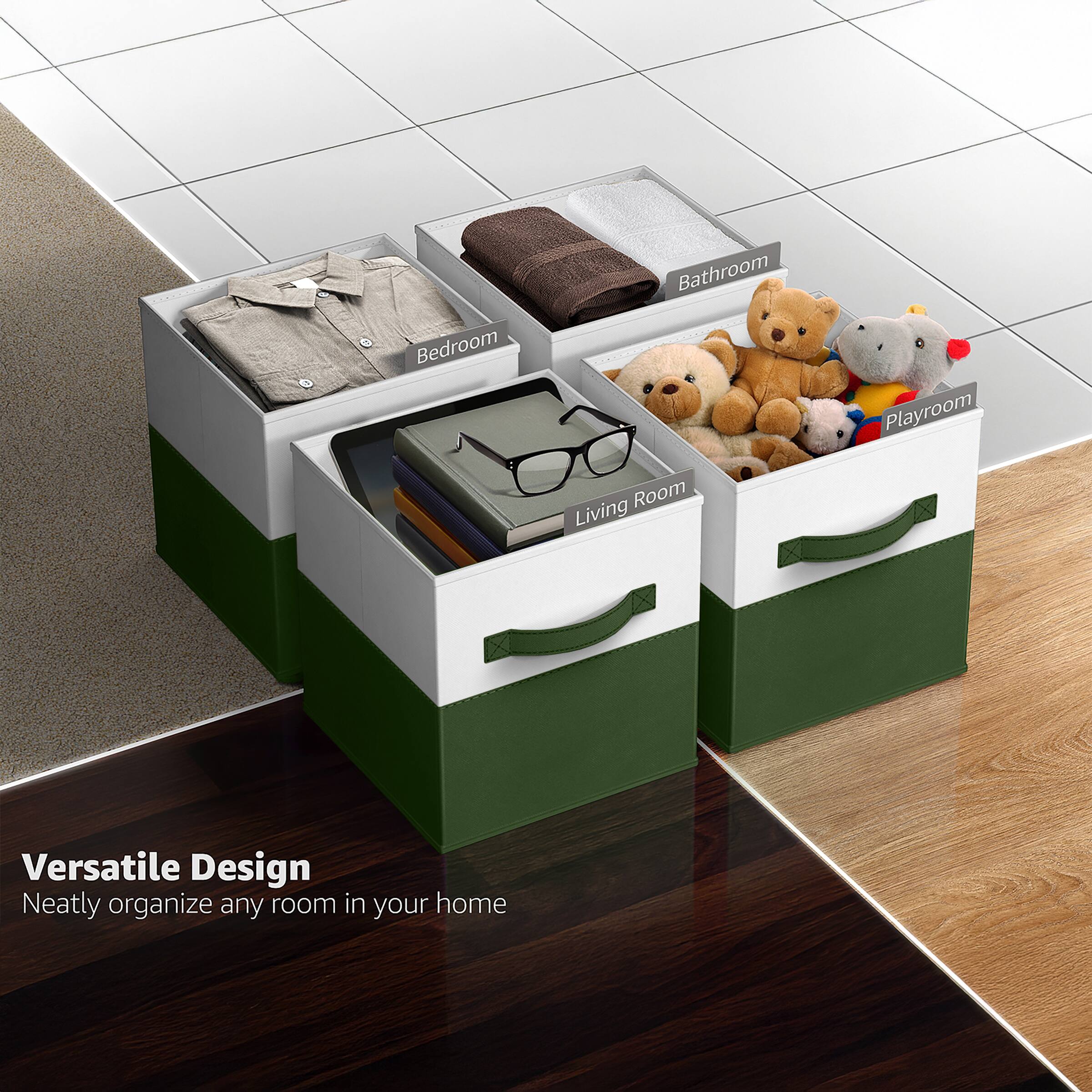 Versatile Design  
Neatly organize any room in your home  

Bedroom  
Bathroom  
Playroom  
Living Room