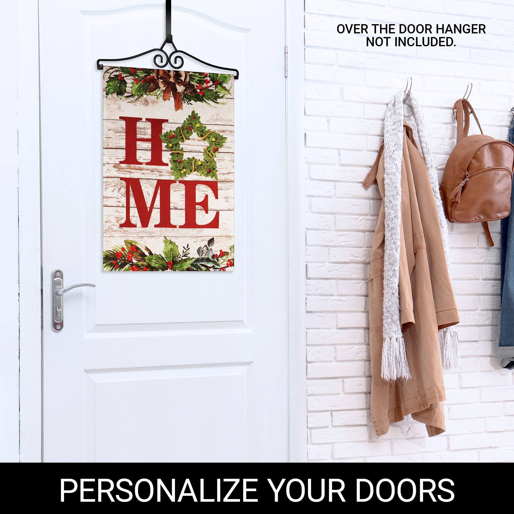OVER THE DOOR HANGER NOT INCLUDED.

PERSONALIZE YOUR DOORS