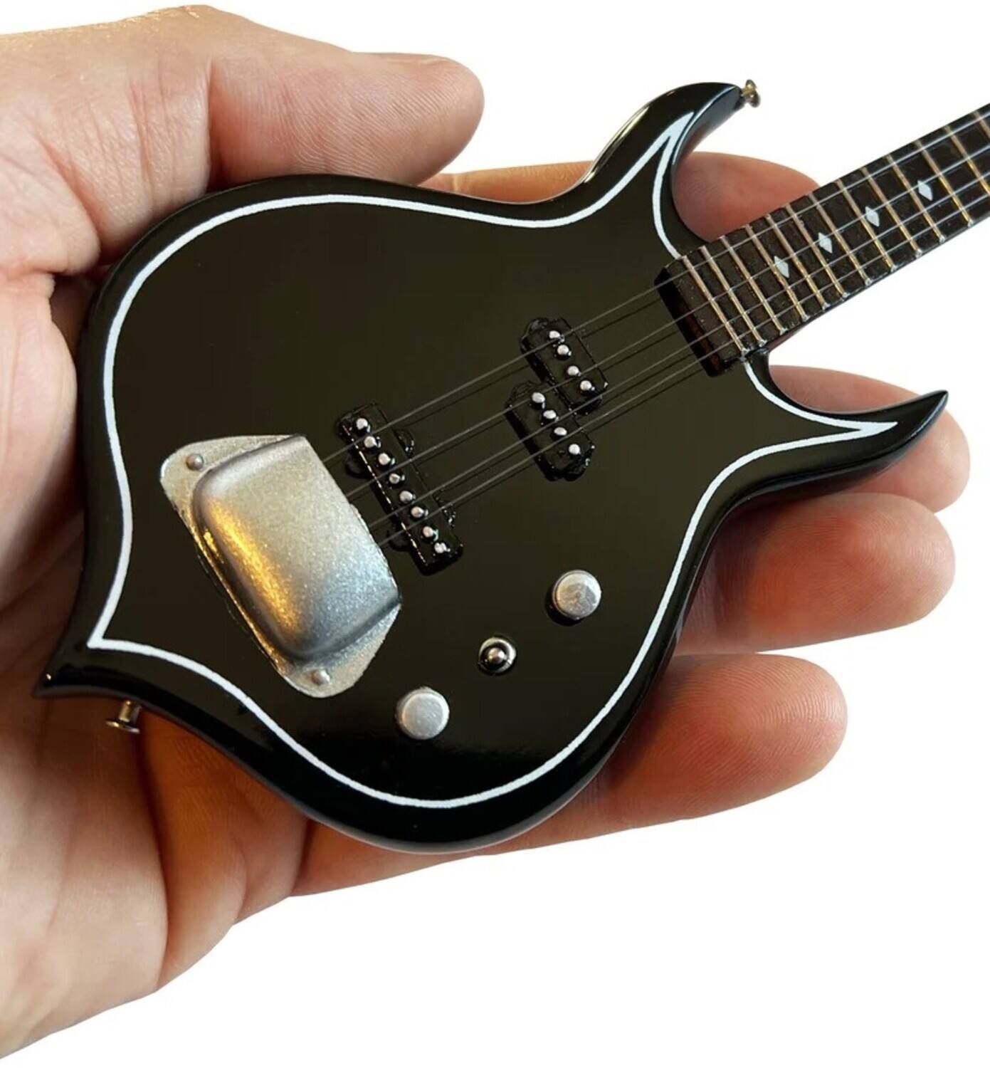 Alt View 3. Axe Heaven - Axe Heaven -Gene Simmons - Gene Simmons Kiss Signature Punisher Mini Bass Guitar Replica Collectible - Collectibles - Multicolor.