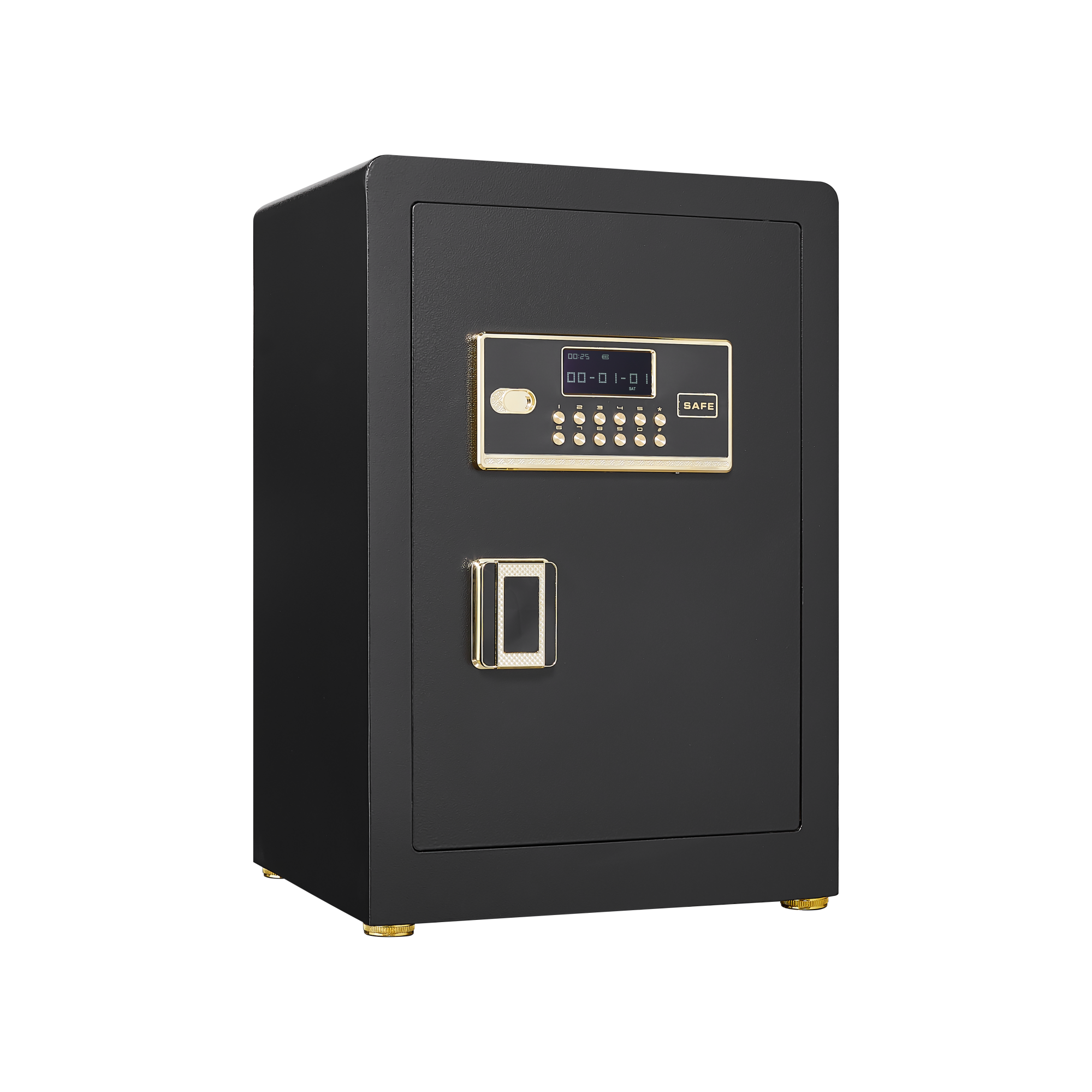 Akoasm - 3.5Cu Ft Security Electronic Steel Home Safe, Anti-Theft Digital Security Lock Box with Smart Alert System