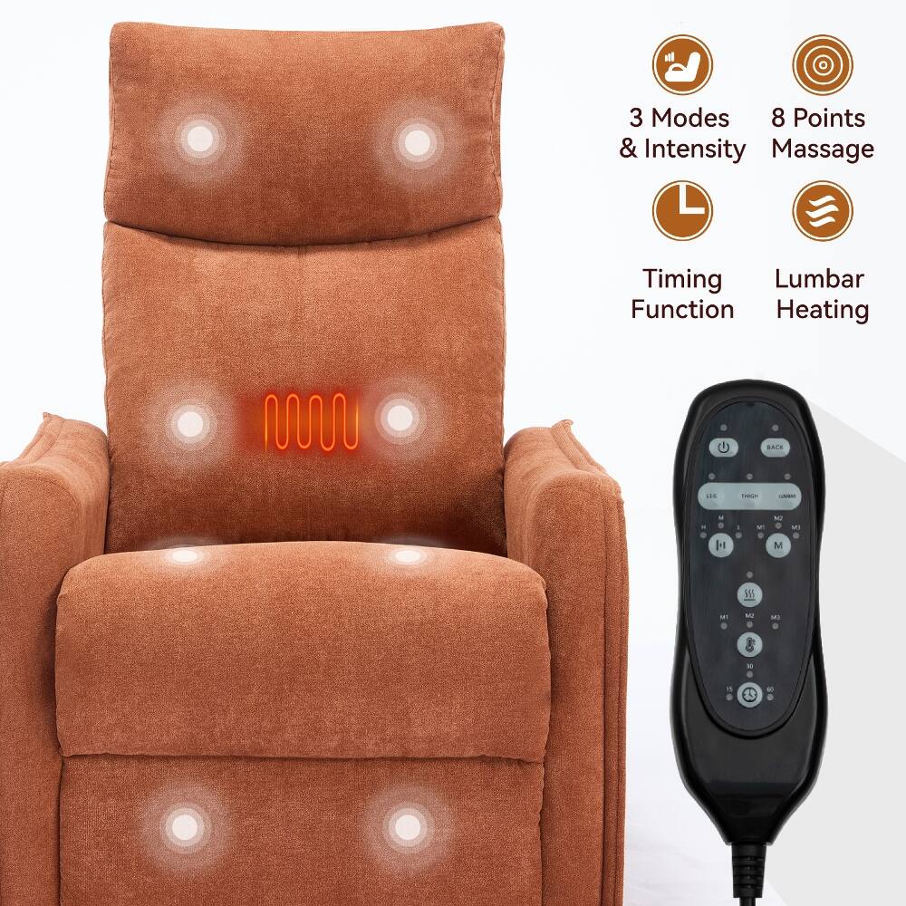 3 Modes & Intensity Massage  
8 Points  
Timing Function  
Lumbar Heating  

BACK  
THIGH  
YUME  

V 0:  
TM  
5  
PM  
M  
INA  
in  
MJ  
IM  

0%