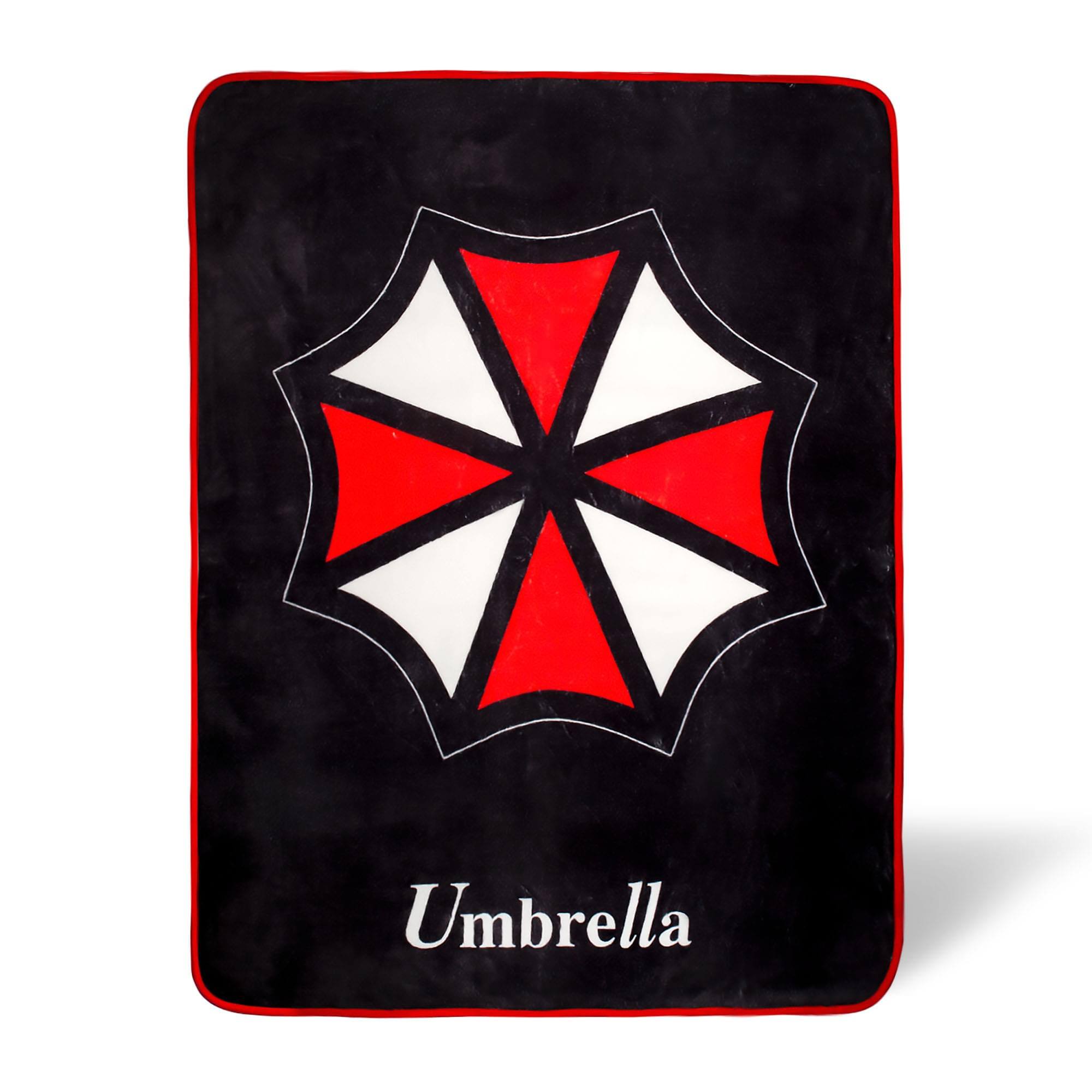 Just Funky - Resident Evil Umbrella Fleece Throw Blanket | 45 x 60 Inches - Red
