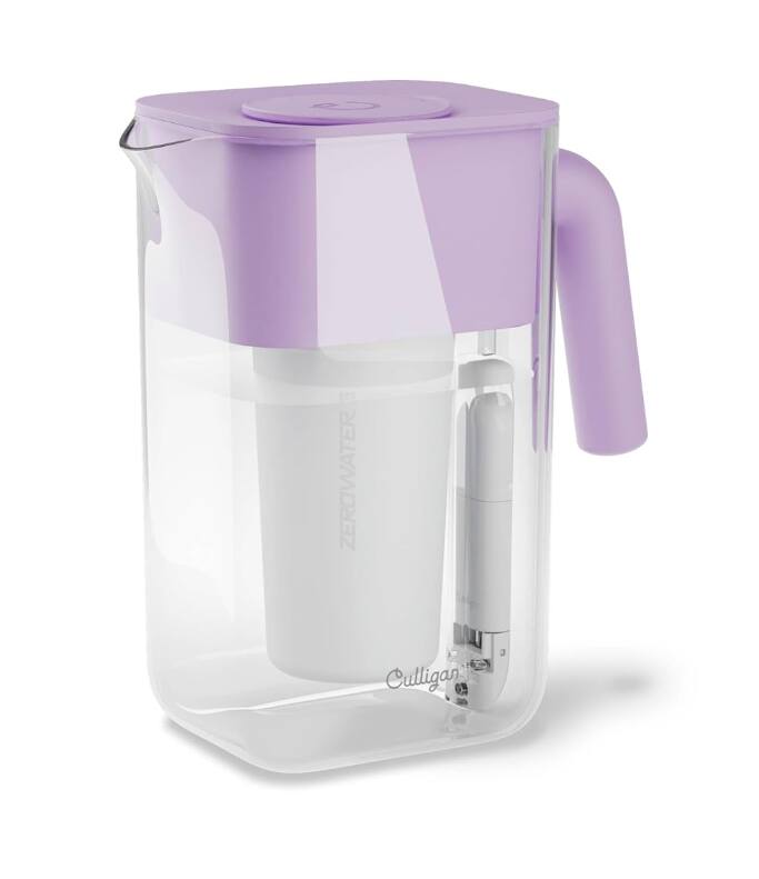 Culligan - ZeroWater 10-Cup Water Filter Pitcher, 5-Stage Filter, Reduces Lead, PFAS, Fluoride & Chlorine - Lilac price history on PriceWatchPro