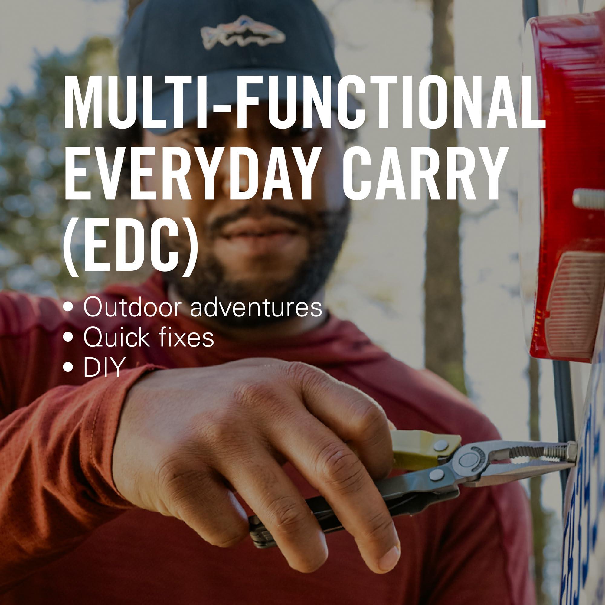 MULTI-FUNCTIONAL EVERYDAY CARRY (EDC)

- Outdoor adventures
- Quick fixes
- DIY