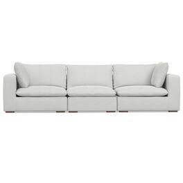 Simpli Home - Jasmine 3-Seater Modular Sofa in Performance Fabric - Cloud Grey