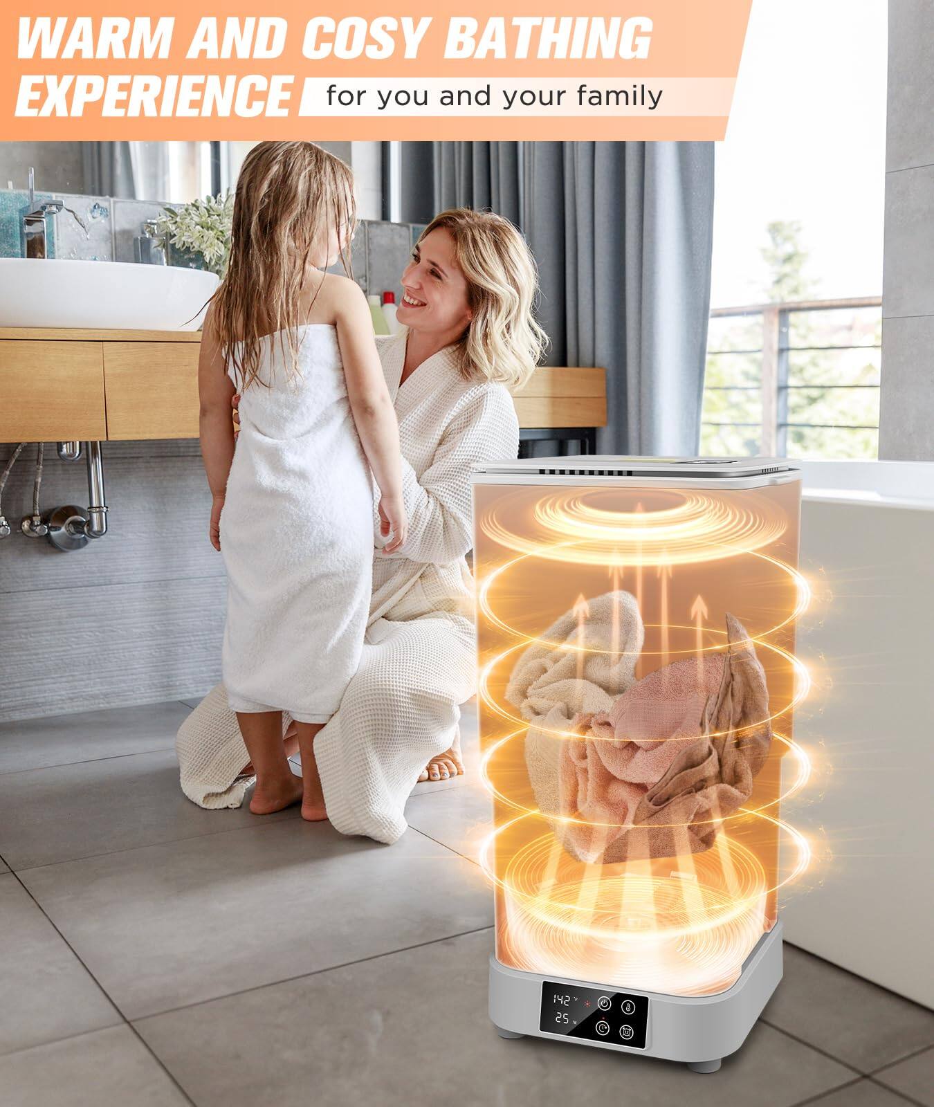 WARM AND COSY BATHING EXPERIENCE for you and your family