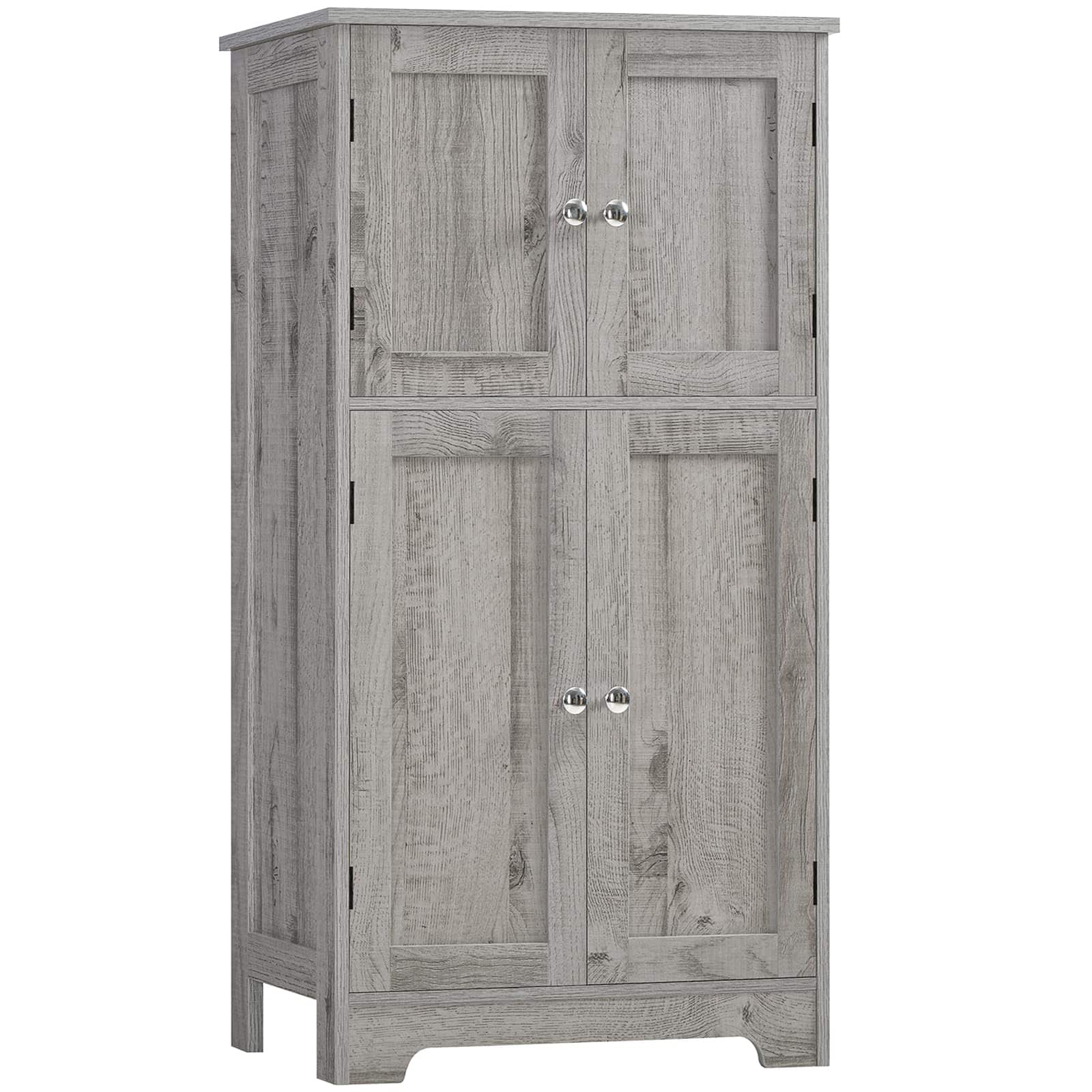 Earthley Blooms - Tall Storage Cabinet Adjustable Shelf Rattan Drawer Cupboard Living Room Dining Entryway Home Office