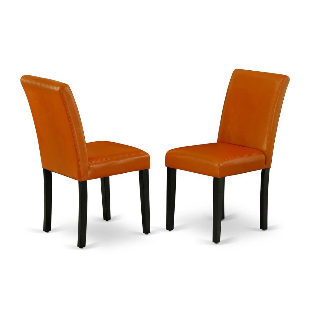 Left. East West Furniture - Dining Table- Dining Chairs - Brown.