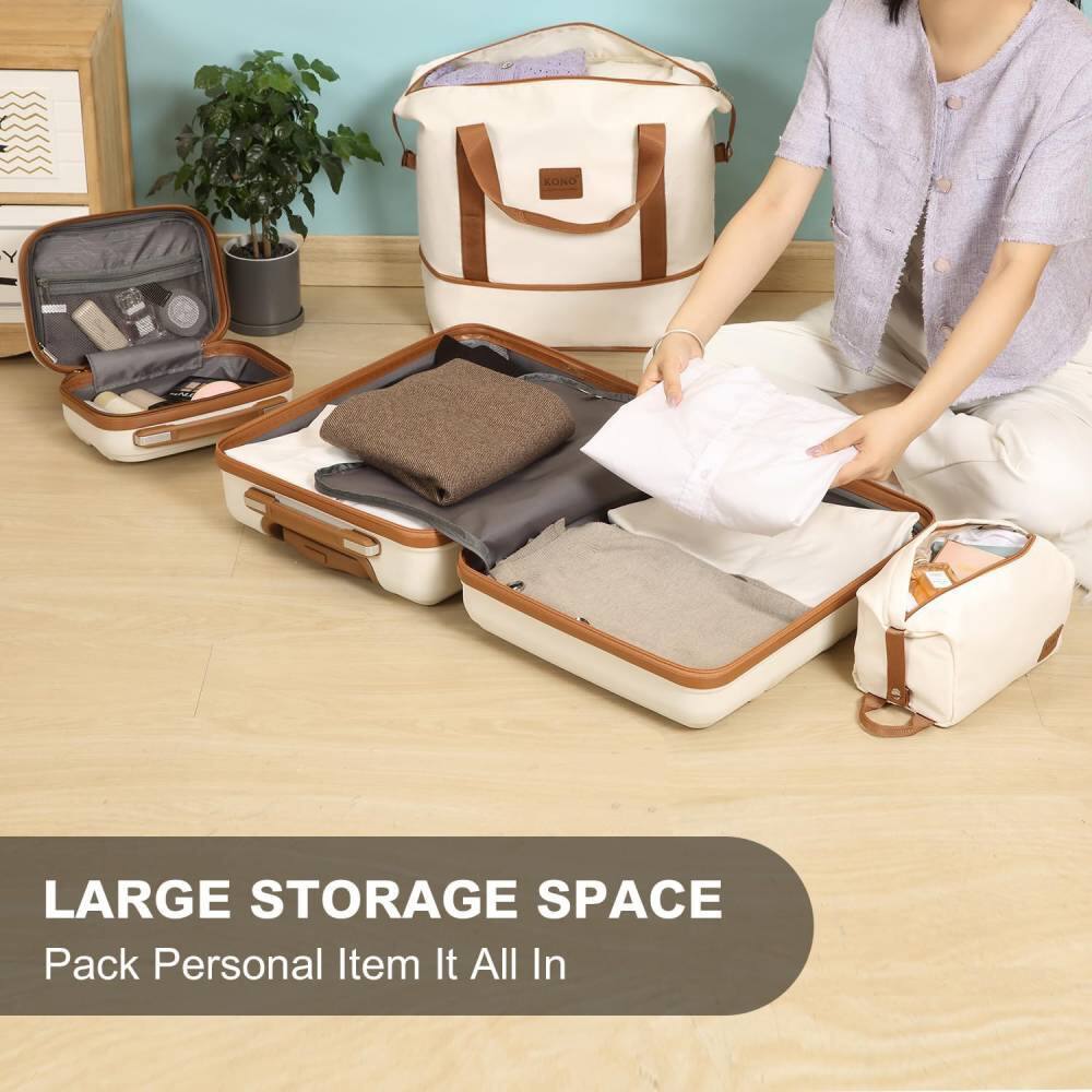 LARGE STORAGE SPACE  
Pack Personal Item It All In