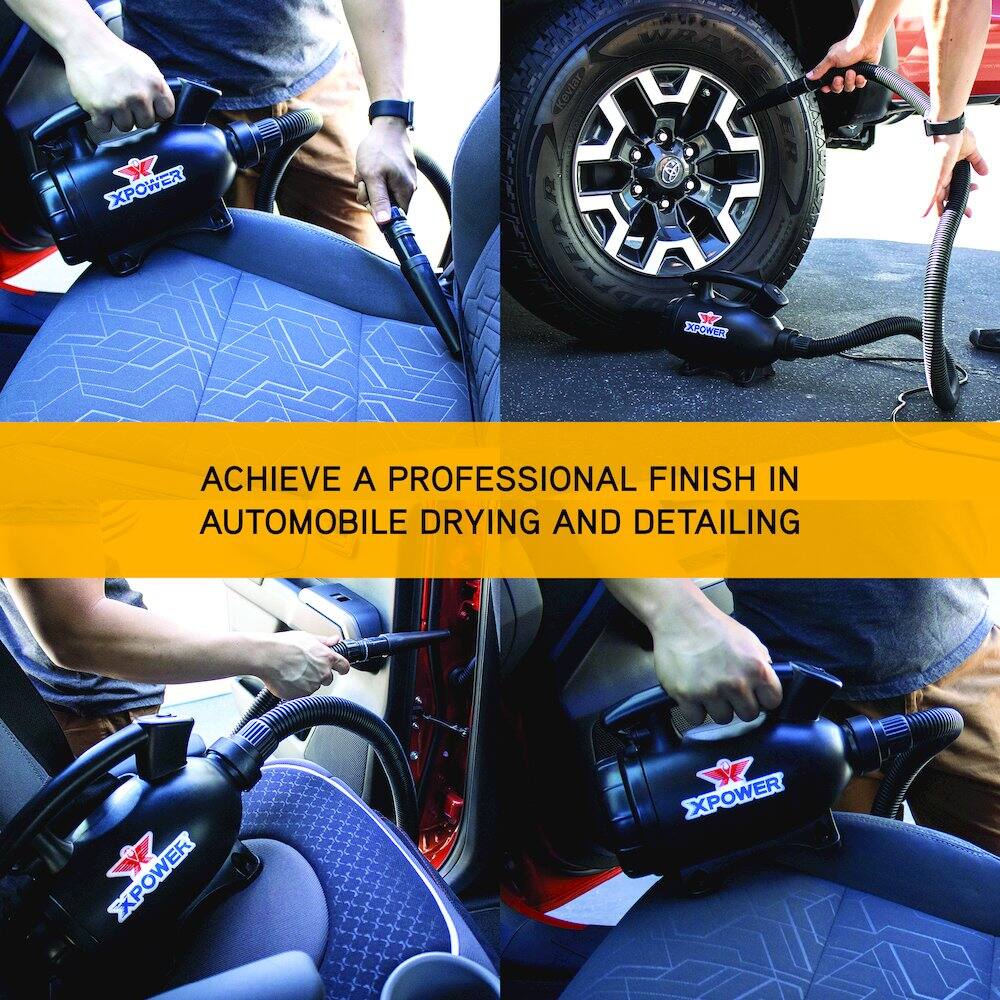 Achieve a professional finish in automobile drying and detailing.
