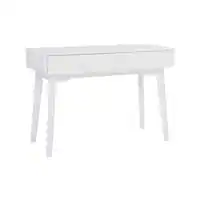 Linon Home Décor - Rosita Two-Drawer Writing Desk - White - Front_Zoom
