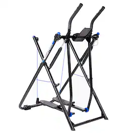 Gazelle - Sprinter Low Impact Exercise Machine with Grip Pulse Fitness Tracker - Black