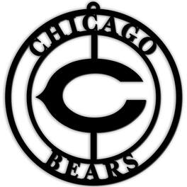 Fan Creations - Chicago Bears 16'' Team Logo Cutout - Black