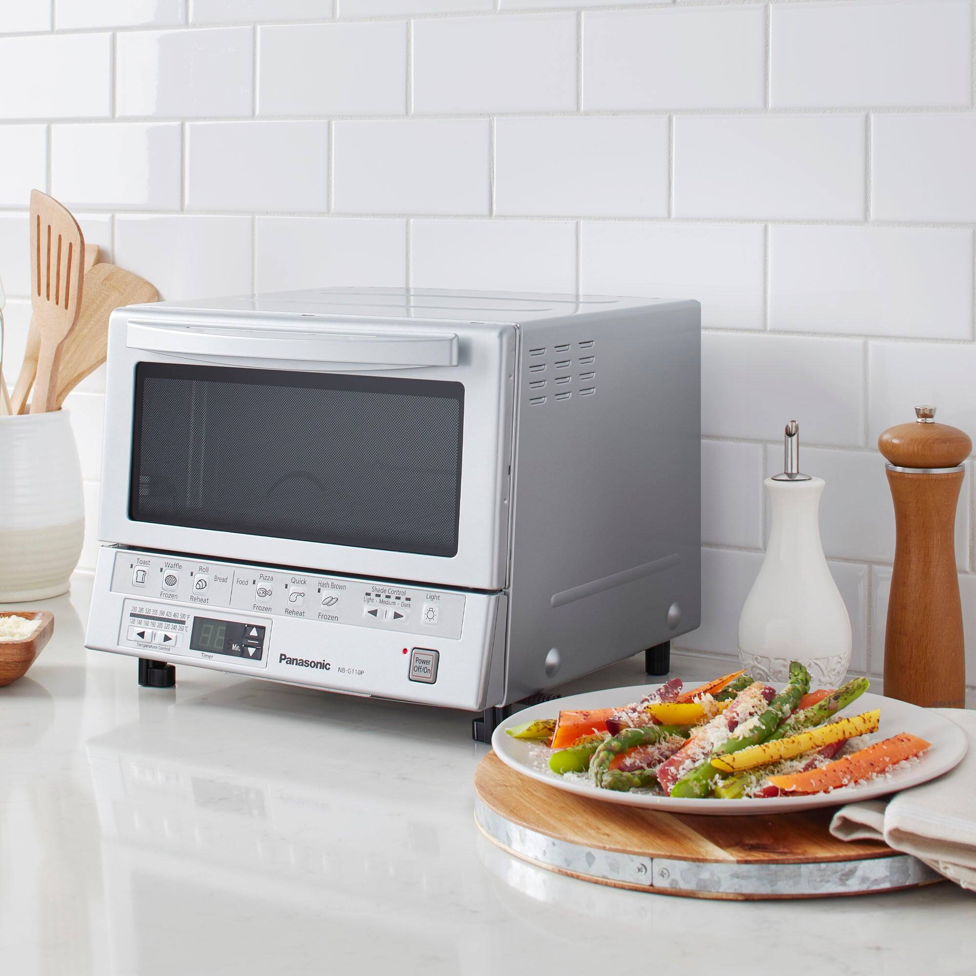 Toast, reheat, Frozen, Quick, Bake, Broil, Defrost, Light, Panasonic, Star, Frost