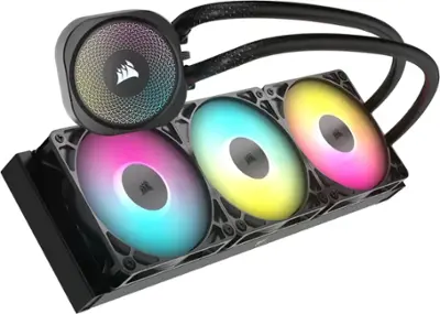 CORSAIR NAUTILUS 360 ARGB Liquid CPU Cooler with RS120 ARGB Fans CORSAIR NAUTILUS 360 ARGB Liquid CPU Cooler with RS120 ARGB Fans