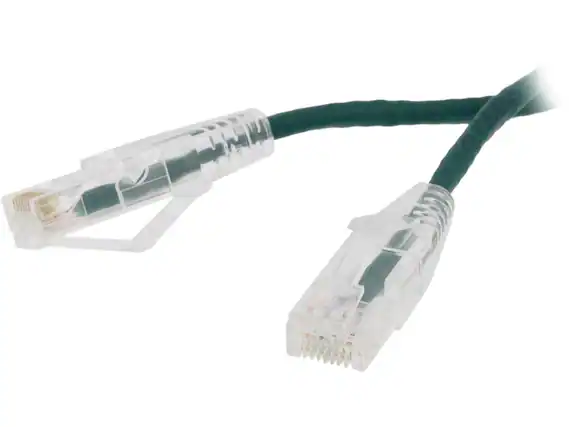 Front. Nippon Labs - Nippon Labs 28 AWG Snagless Cat6 Ethernet Cable - 5ft, Green, 550MHz, UTP, Stranded, RJ45.
