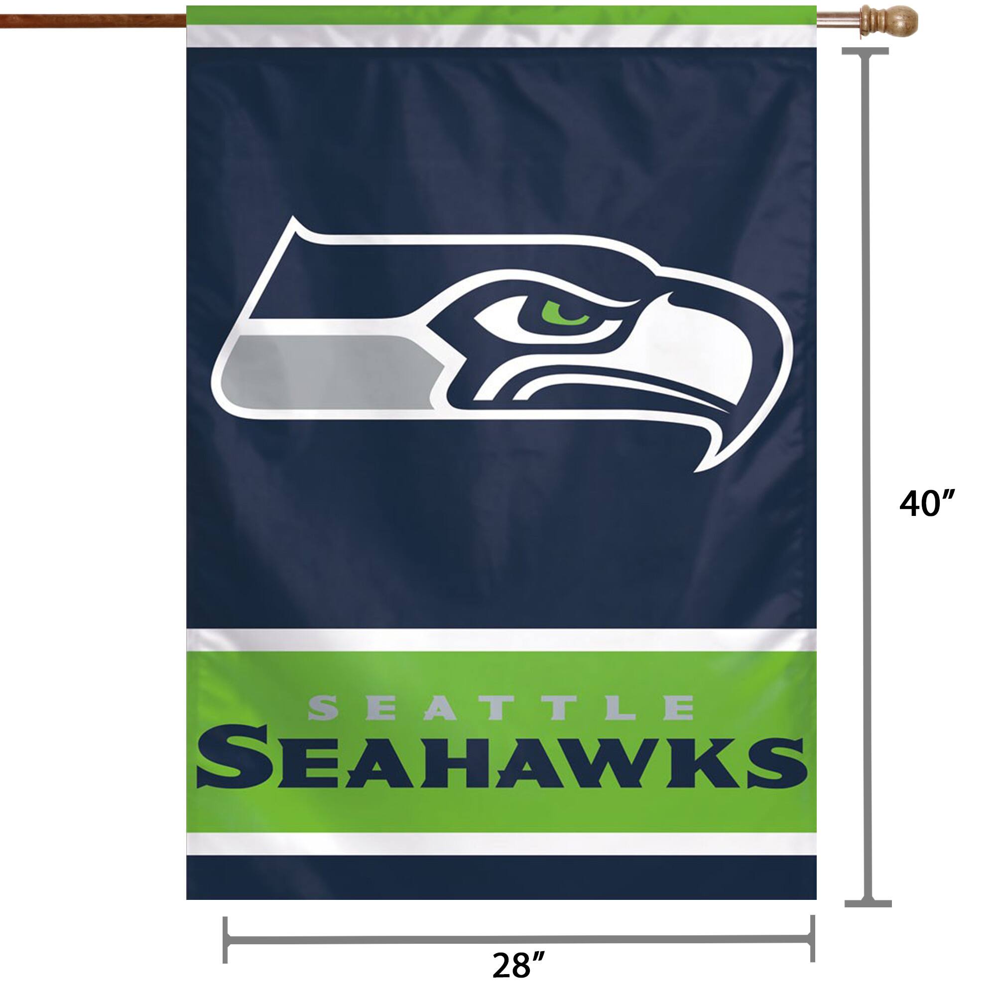 40"  
SEATTLE SEAHAWKS  
28"