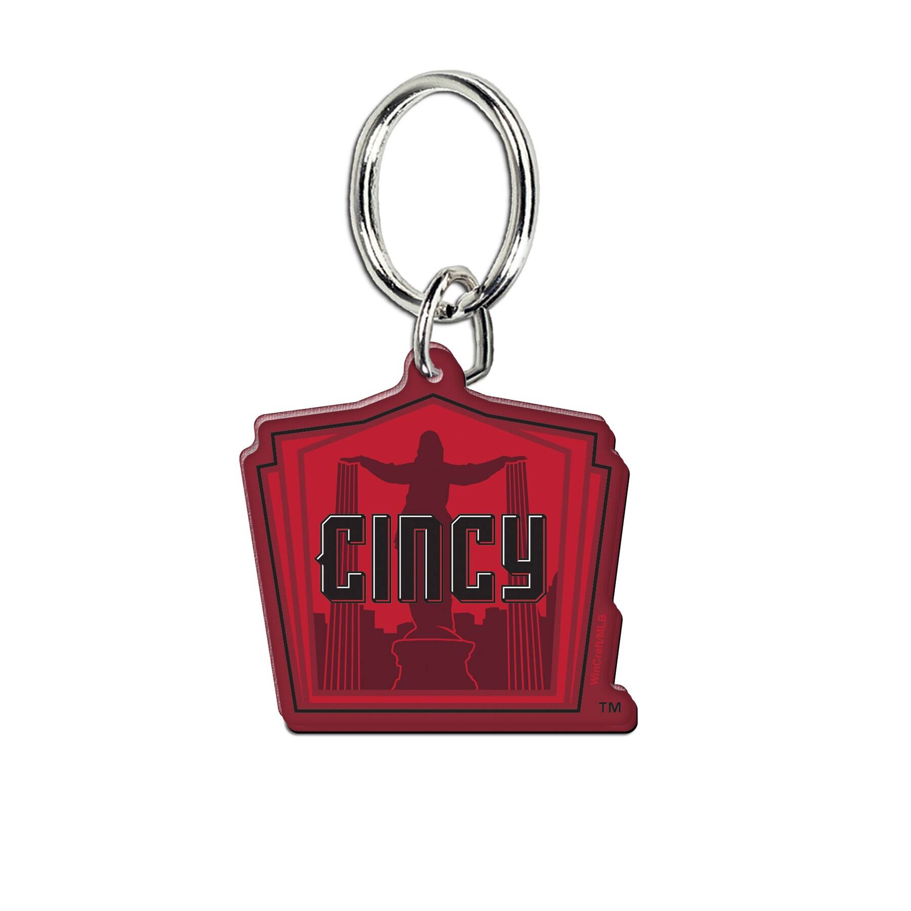 WinCraft - Cincinnati Reds 2026 City Connect Premium Acrylic Key Ring - Multicolor