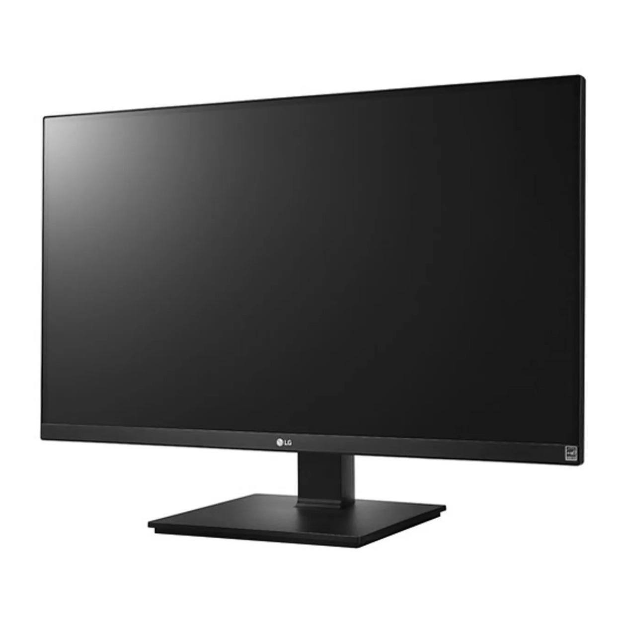 Left. LG - LG 27BK67U-B 27-inch IPS 4K Monitor with USB Type-C Connection (Black).