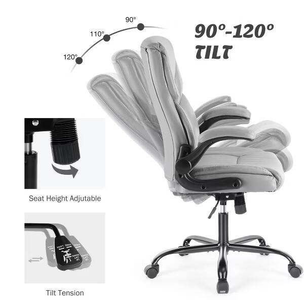 120 110 90 90-120 TILT Seat Height Adjustable We WAO san Tilt Tension