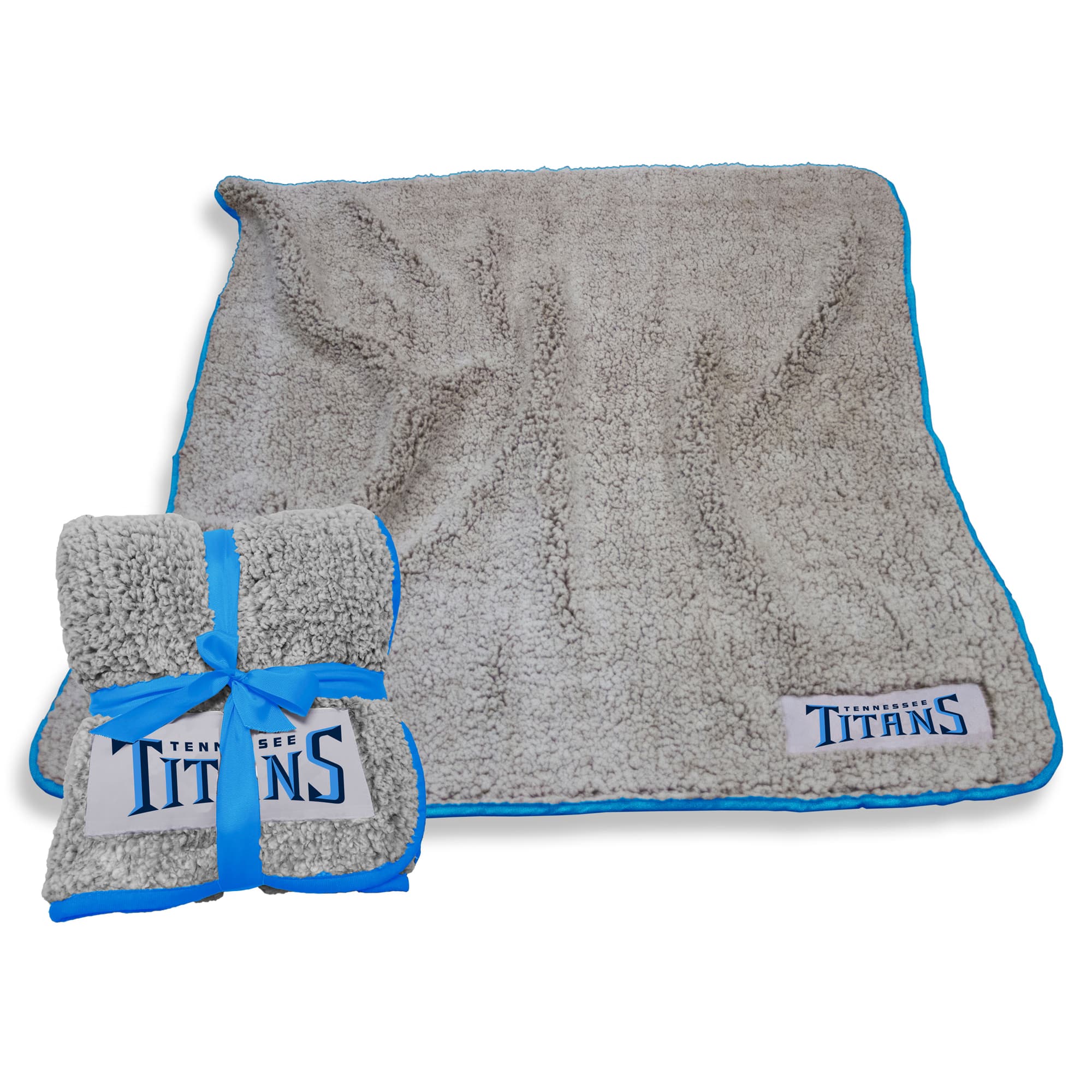 Logo Brands - Tennessee Titans 50" x 60" Frosty Fleece Team Blanket - Multicolor
