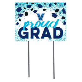 Jardine - Villanova Wildcats 18" x 24" Proud Grad Yard Sign - White