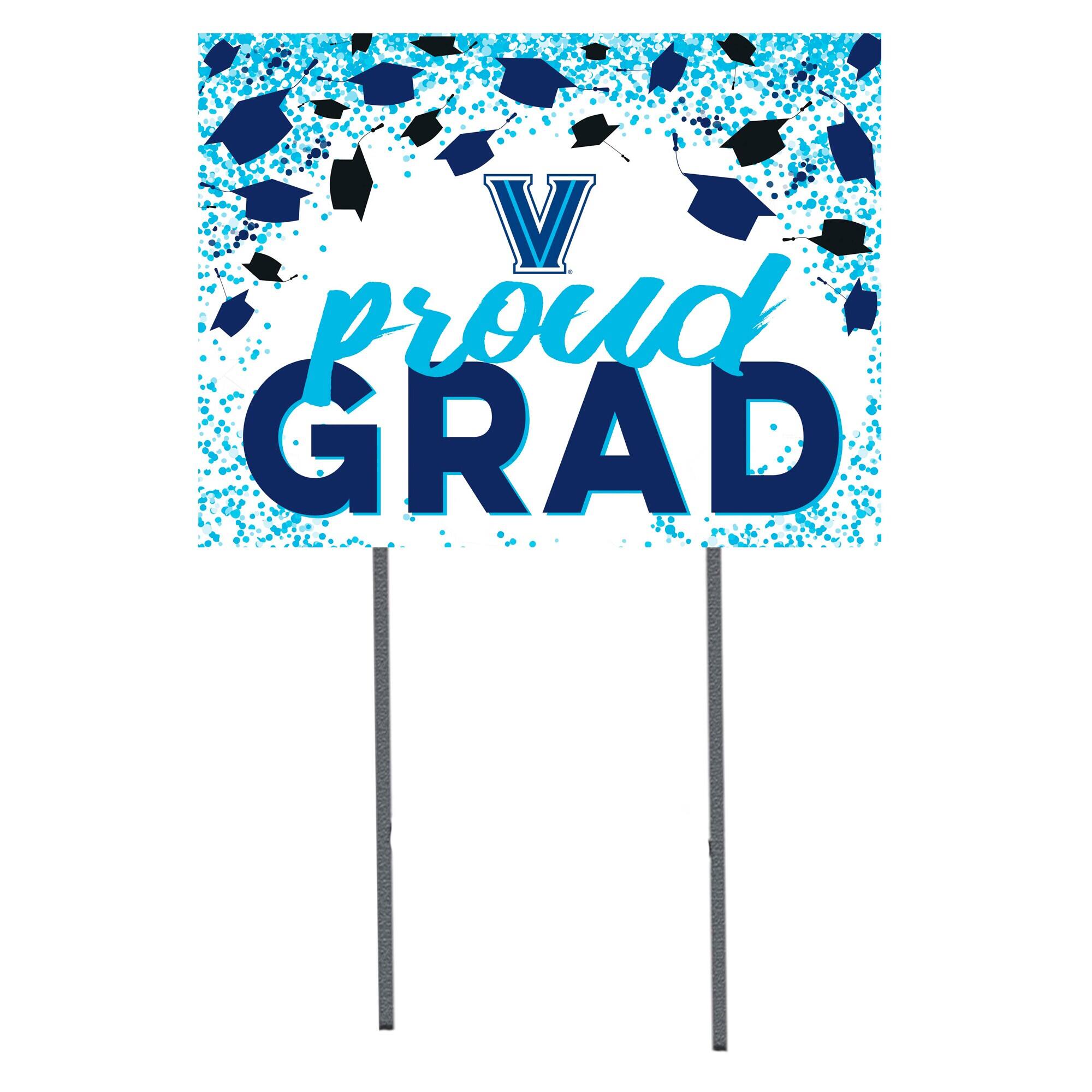 Villanova Wildcats 18" x 24" Proud Grad Yard Sign