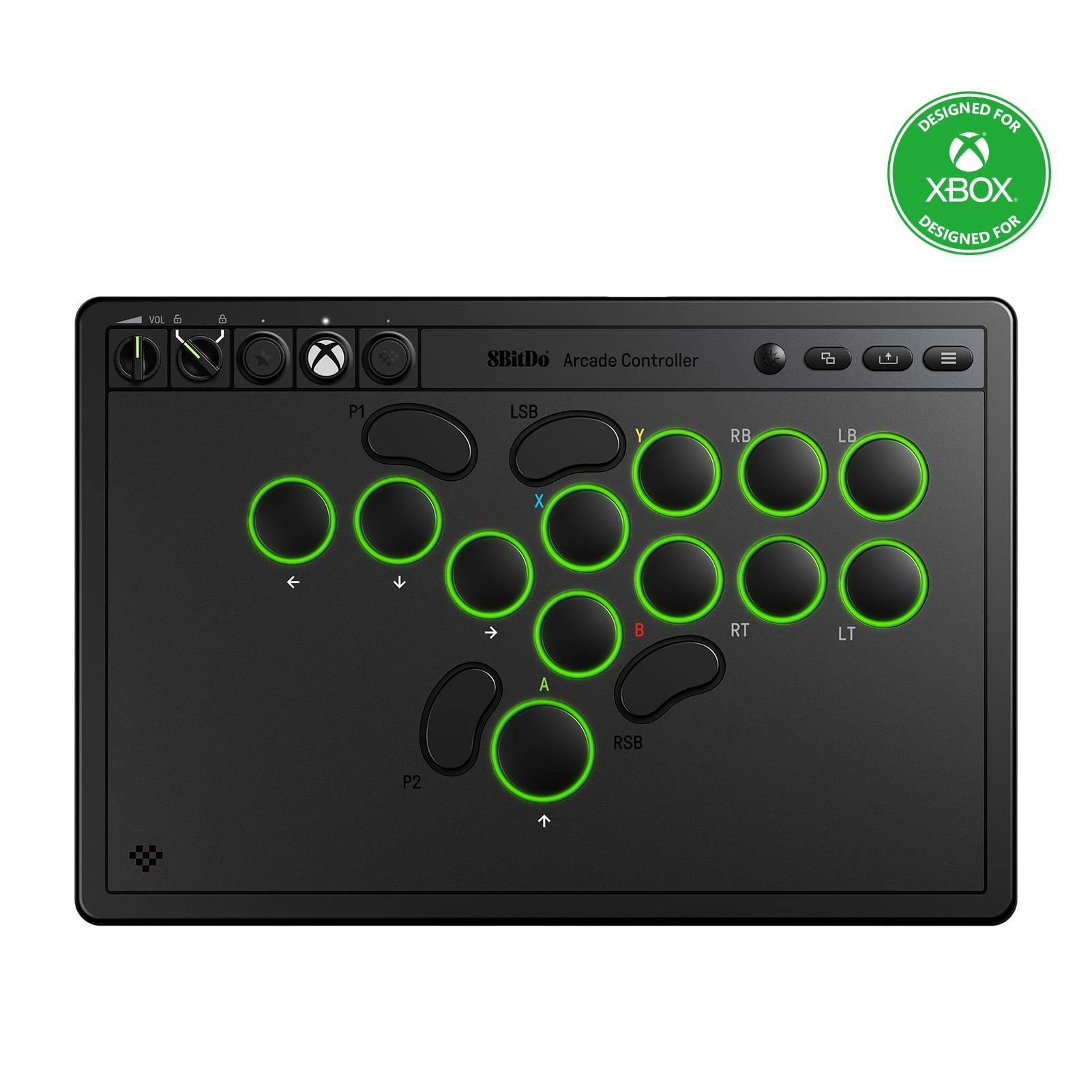 コントローラー 8BitDo Arcade Wireless Gaming Controller for Xbox One, Xbox X|S