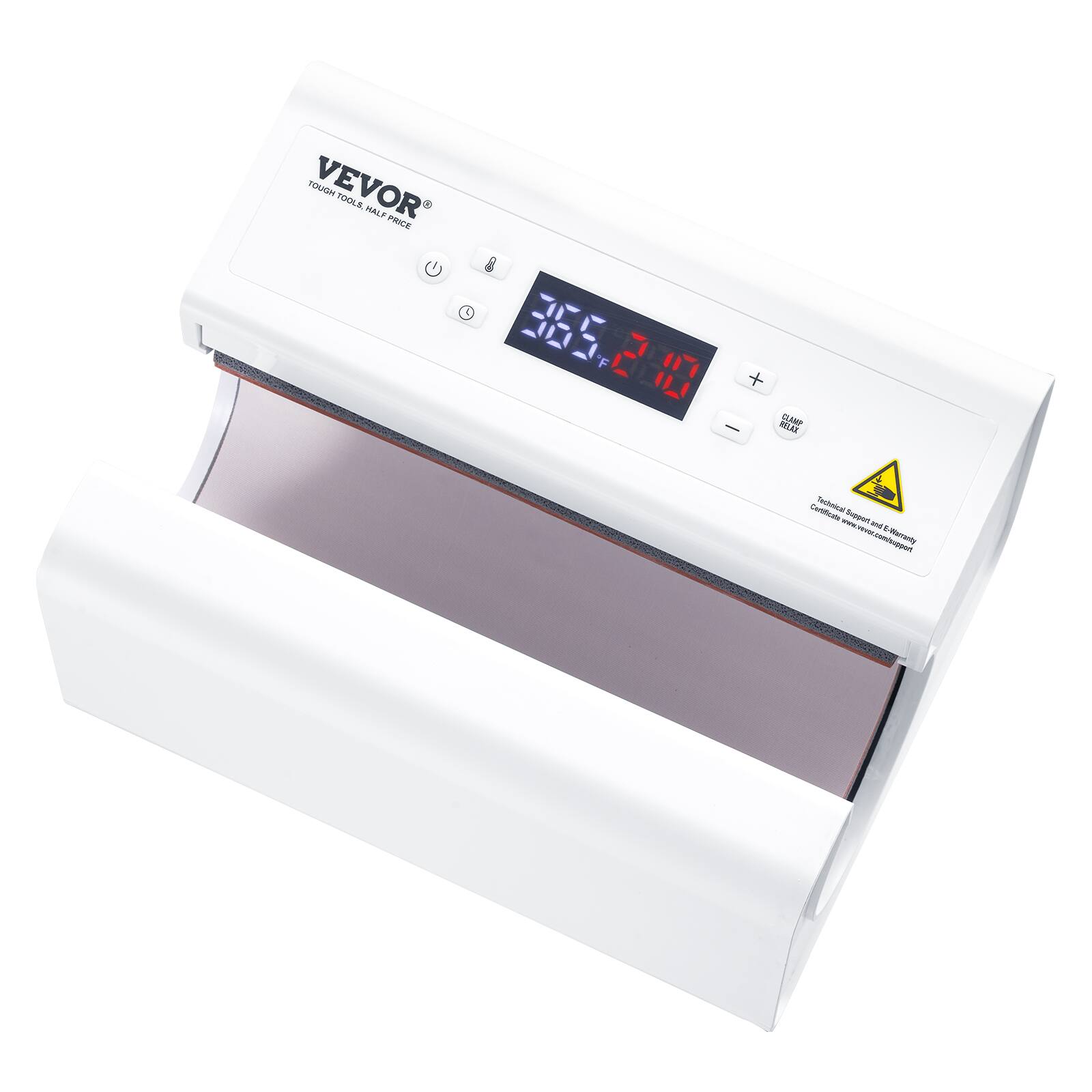 VEVOR  
TOUGH TOOLS HALF PRICE  

165°F  
2:17  

LAMP  
BLANK  

Technical Support and Warranty  
Contact us at www.vevor.com