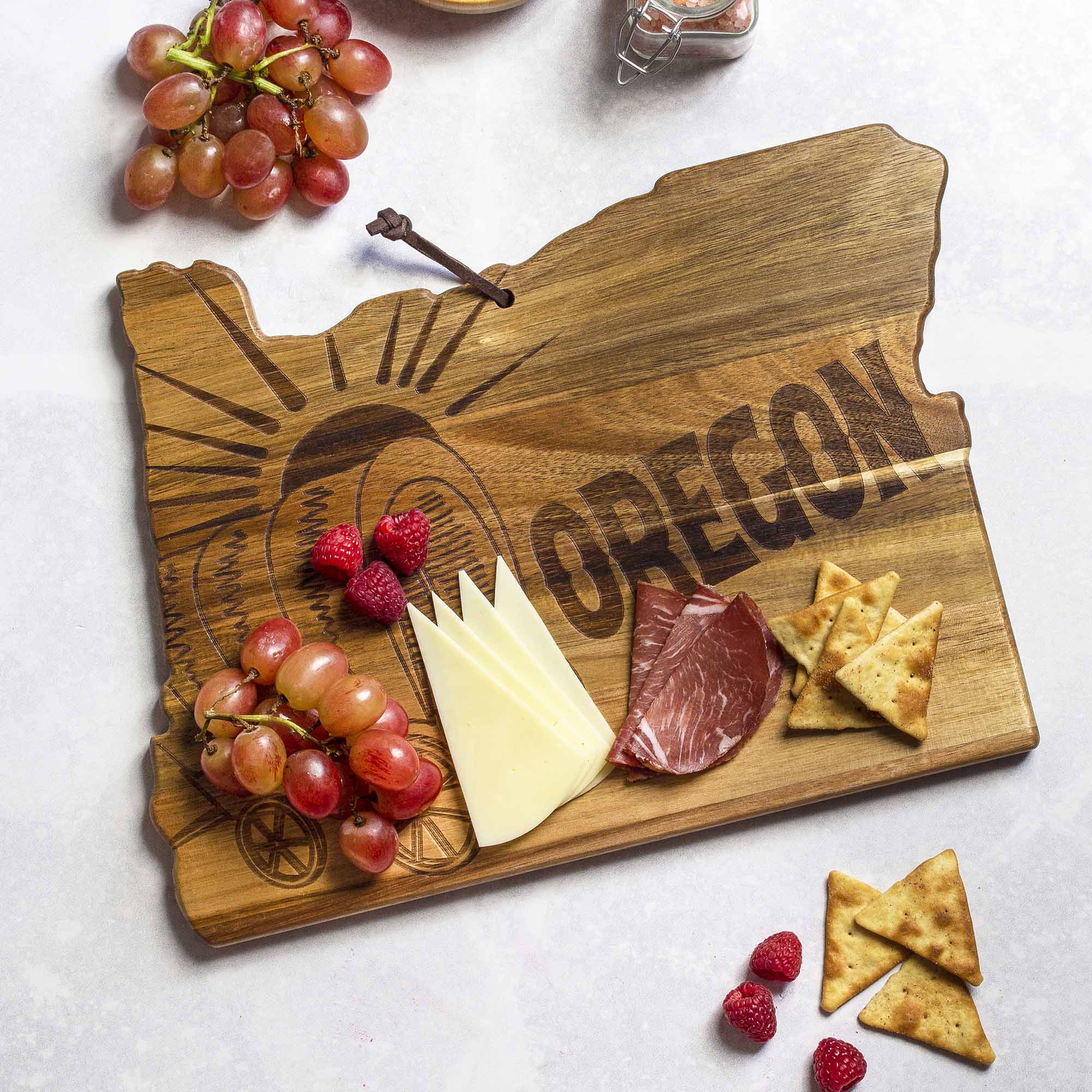 Angle. Rock & Branch - Origins Series Oregon Cutting Board.