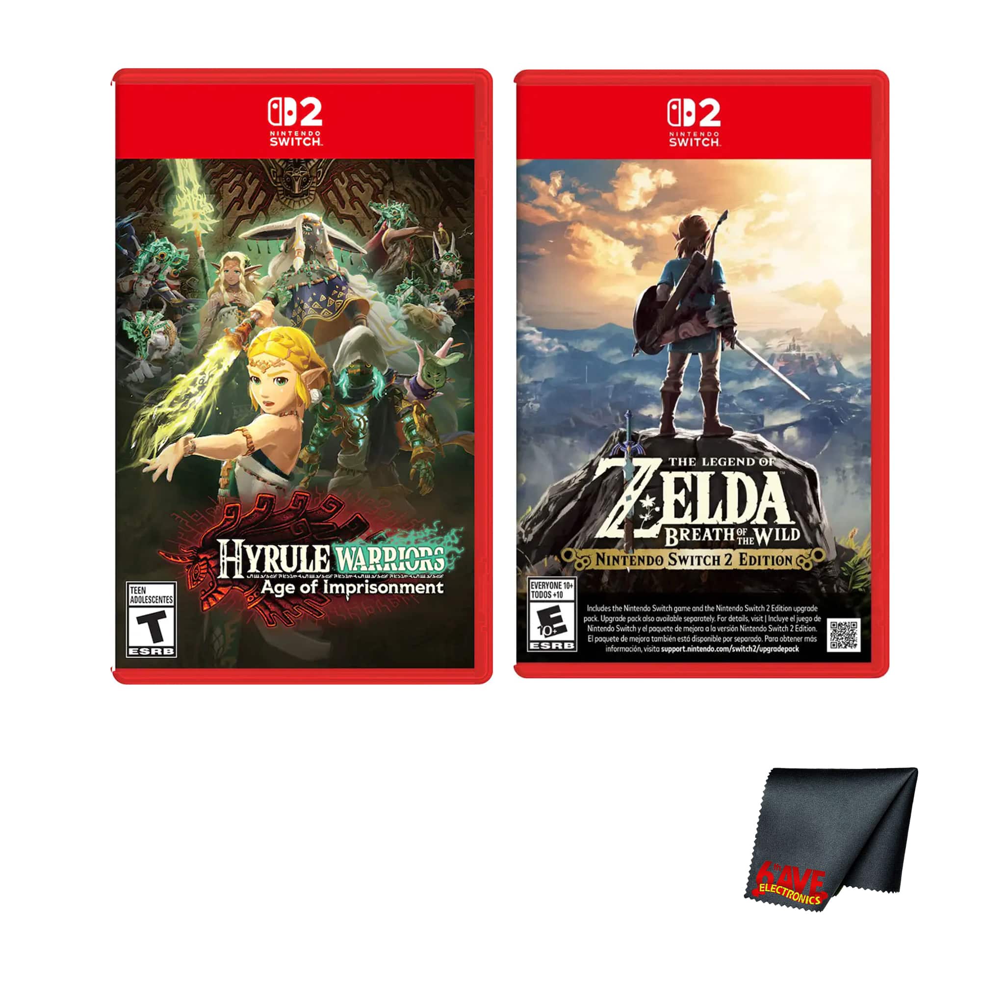 Hyrule Warriors: Age of Imprisonment + The Legend of Zelda: Breath of the Wild –  Switch 2 Edition - Nintendo Switch 2