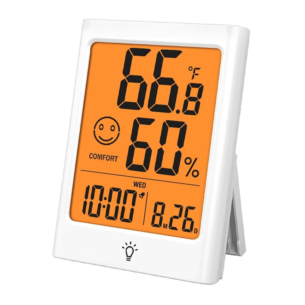 RTMB - Digital Pool Thermometer: IPX-8 Waterproof, Floating, Easy-to-Read - White