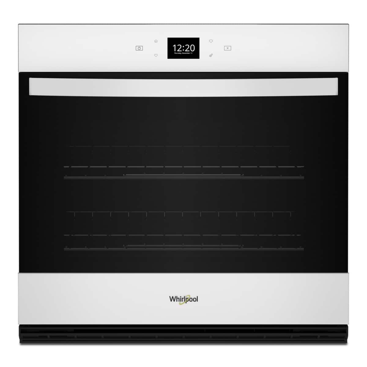Whirlpool - 30" Smart Built-In Single Electric Wall Oven with Air Fry - White